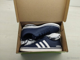 BOTY-Adidas VS PACE-NAVY WHT BLUE - B74493 - Tmavomodrá