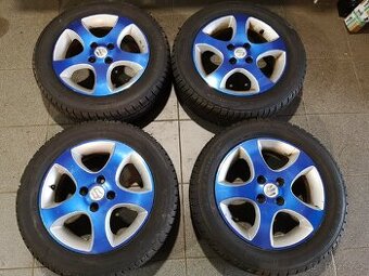 Suzuki Swift alu 15 + celoroční 185/60/15.