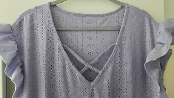 DÁMSKÉ LILA LETNÍ ŠATY vel. 52 /4XL