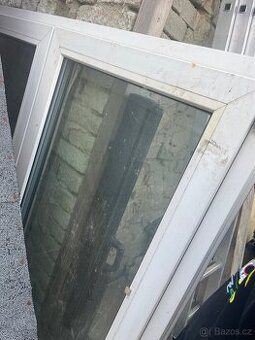 Dvoukřídlé štulpové okno plastové