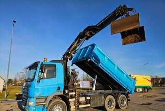 Sklapac s hydra rukou Hiab Daf xf 340 6x4