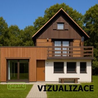 Chata v Kyselce Radošov u řeky s krásným výhledem