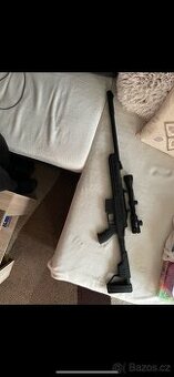 Vzduchovka Hatsan 5,5 cal 36j + optika