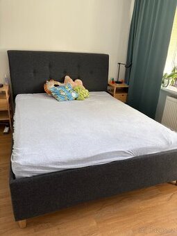 Manželská postel 160x200cm IKEA IDANÄS