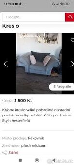 Křeslo chesterfield