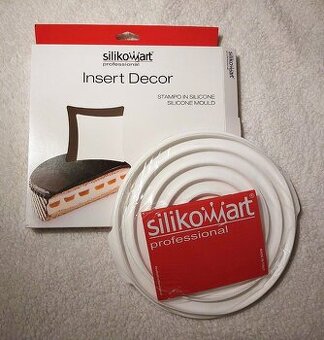 Silikonová forma Silikomart Insert Decor kulatá nová
