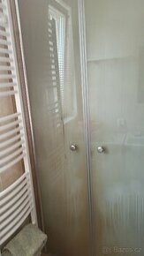 Dvojkřídlé sprchové dveře do niky 90x190cm