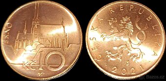 10 Kč 2021 UNC