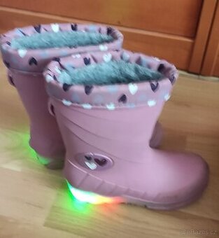 Dívčí svítící holínky 24/25