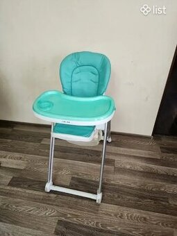 Detska zidlicka pro krmeni - Bila a modra