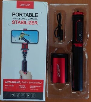 Selfie tyč s bluetooth ovl. a gyroskopem