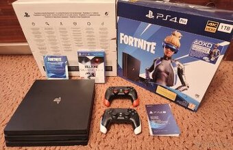 PLAYSTATION 4 PRO 1TB V EDICI FORTNITE A DVA NOVÉ OVLADAČE