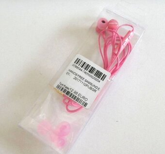 Sluchátka do uší špunty SAMSUNG handsfree, NOVÁ