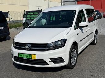 VW CADDY MAXI 2,0 TDI - 75KW, 7 MÍST, PARK. SENZORY