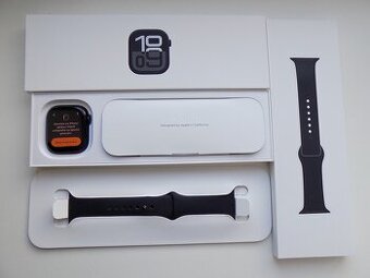 Apple Watch Series 10 46mm Jet Black - ZÁRUKA - 100% baterie