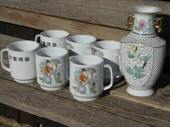 Sada nových čínských hrníčků