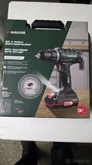 Aku vrtačka s baterii a nabíječkou parkside