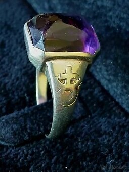 Stříbrný prsten starožitný