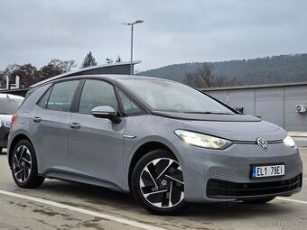 VW ID.3, 58 kWh, tepelné čerpadlo, servis VW