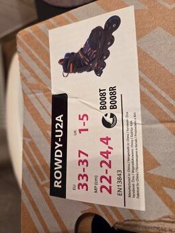 Dětské Kolečkové brusle 33-37