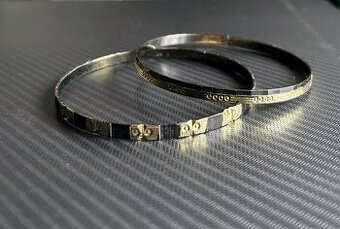 Sada vintage kovové náramky