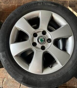 Alu kola Škoda R16 5x112 205/55 Octavia 2