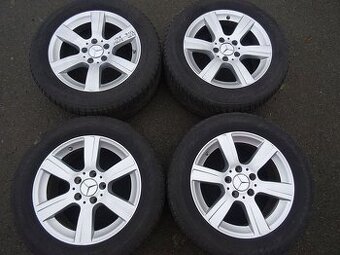 Alu disky origo Mercedes E, 16", 5x112,ET 45,5, zimní sada - 1