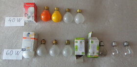 Žárovky klasické s vláknem do objímek E 27