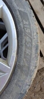 Alu kola 17" letní pneumatiky