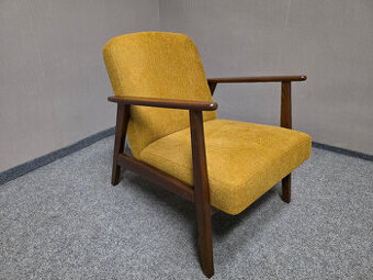 Nové retro křeslo RADA hořčicové