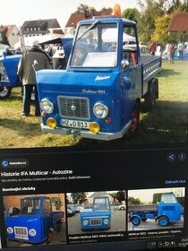 KOUPÍM Multicar M22 Multikára Mulča Sklápěč Žebřík Dempr