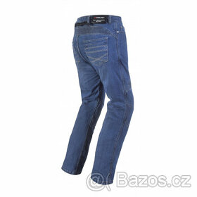 Pánské textilní/kevlar moto jeansy SPARK Danken blue vel.XL - 1