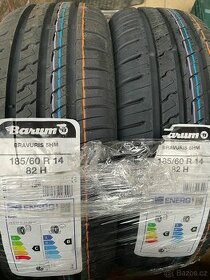 Prodám letní pneumatiky Barum Bravuris 185/60r14