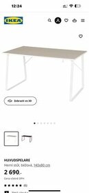 Prodeji herní stůl IKEA HUWOODSPELARE. 140x80cm - 1