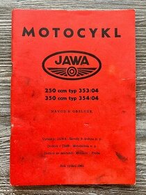 Návod k obsluze - Jawa 250ccm / 350ccm ( 1961 ) Kývačka