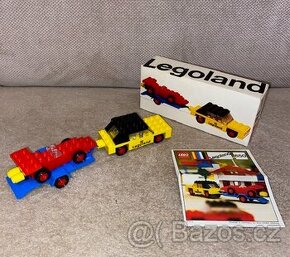 Lego set č.650 - Car with Trailer and Racing Car (rok 1972)