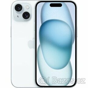 Apple iPhone 15 128GB Blue - bílý