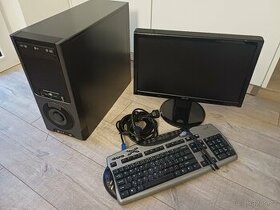 PC sestava + monitor + klávesnice (FUNKČNÍ)