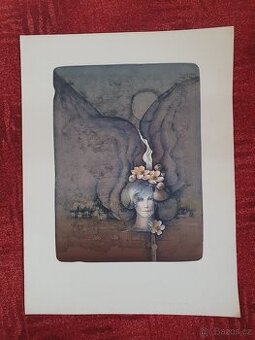 Litografie č10 - 1