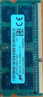 Paměť do notebooku Micron DDR3 PC3L 8GB
