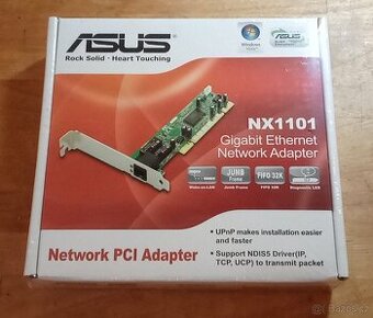 Síťová karta NX1101 ASUS pro PCI LAN 1000Mb, 1Gb, nové