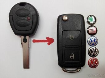Klíč Vw Sharan Alhambra 7M0959753E 433,92MHz  Vw 7M0 959 753