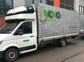 VW Crafter 2.0, plachtová 10 paletová dodávka