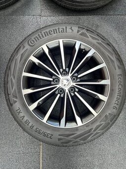 ☀️Orig. alu kola Trinity, Škoda Kodiaq 235/55/18 5x112 Letní