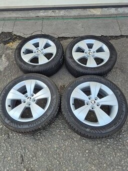 Škoda TRITON 6,5Jx17 ET41 5x112 Superb+letní 215/55R17 6mm - 1