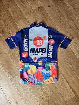 Cyklistický retro dres MAPEI ♧ COLNAGO