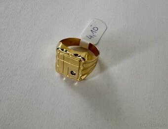 Zlatý pánský prsten 14K 4,10 g, vel. 58