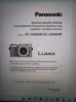 Digitální fotoaparát LUMIX Panasonic DC GX 880
