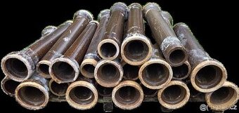 Kameninové potrubí 22ks, celková délka 28m, příslušenství