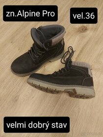 Boty Alpine Pro pantofle 36